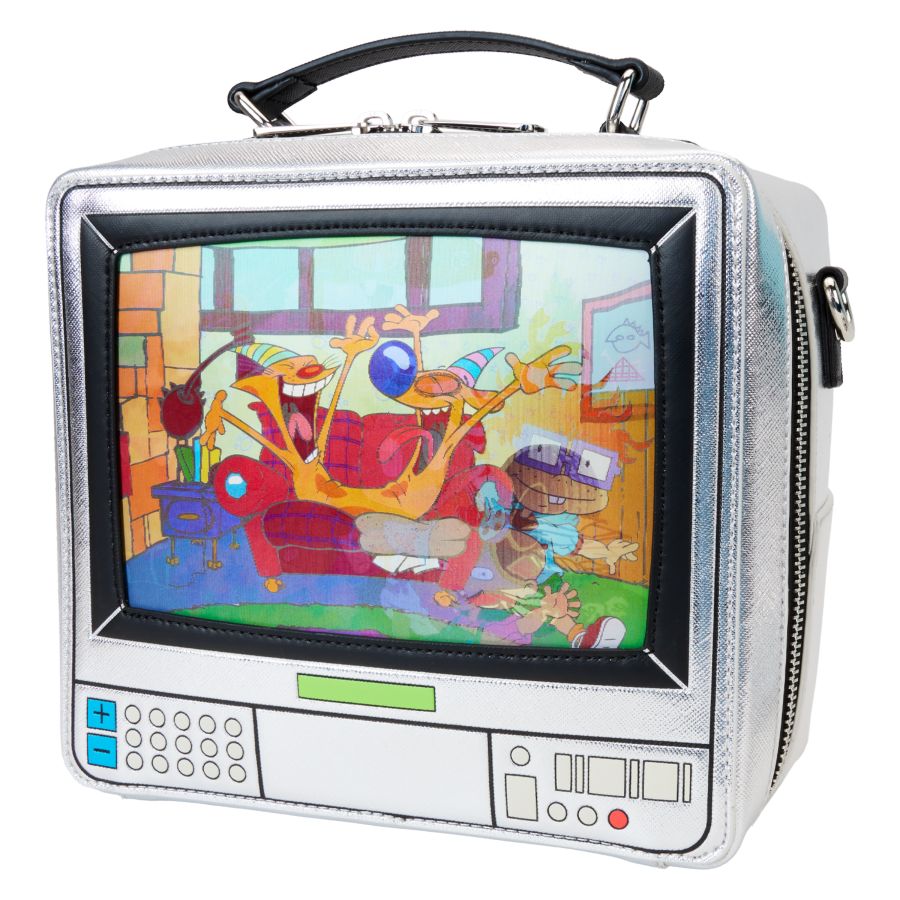 Loungefly Nickelodeon - Retro TV Triple Lenticular Crossbody Bag