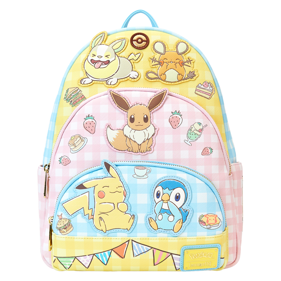 Loungefly Pokemon - Cafe Triple Pocket Backpack