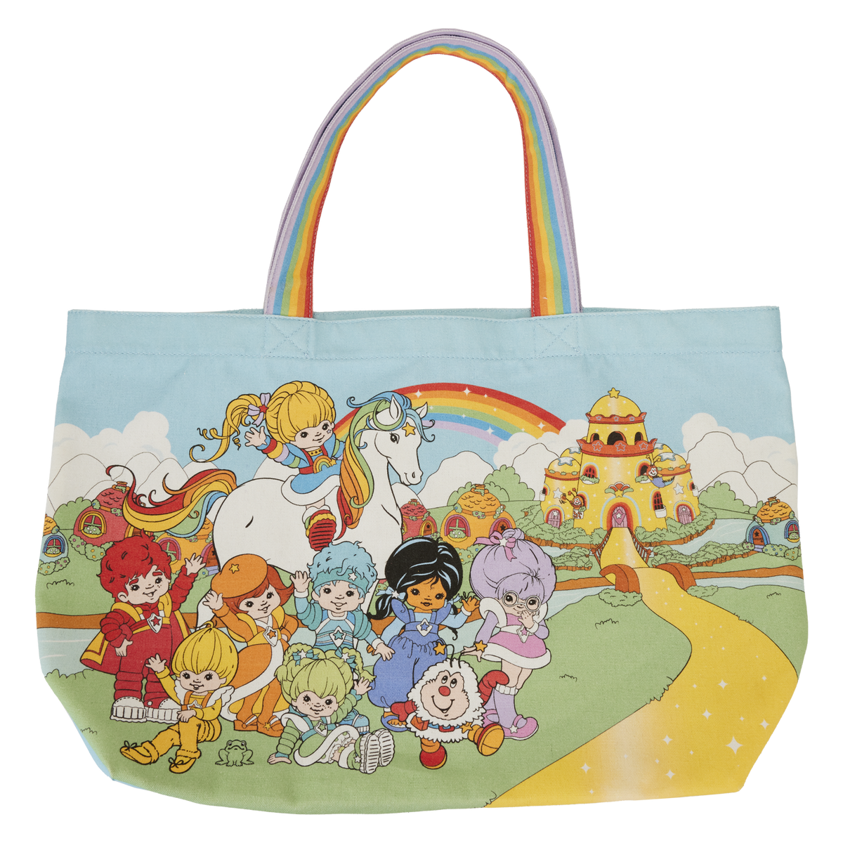 Loungefly Rainbow Brite - Gang Rainbow Handle Canvas Tote