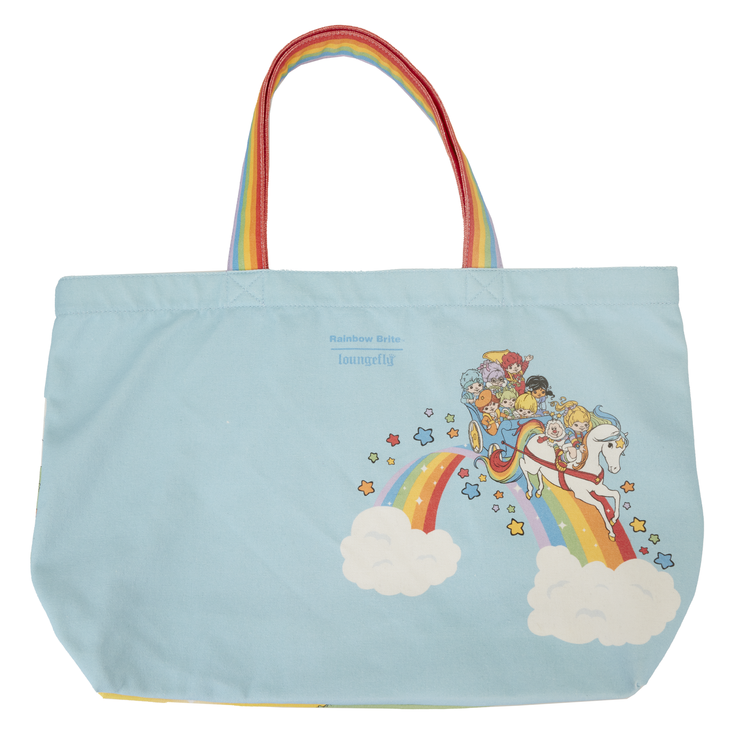 Loungefly Rainbow Brite - Gang Rainbow Handle Canvas Tote