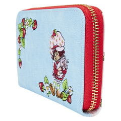 Loungefly Strawberry Shortcake - Denim Plaid Zip Wallet