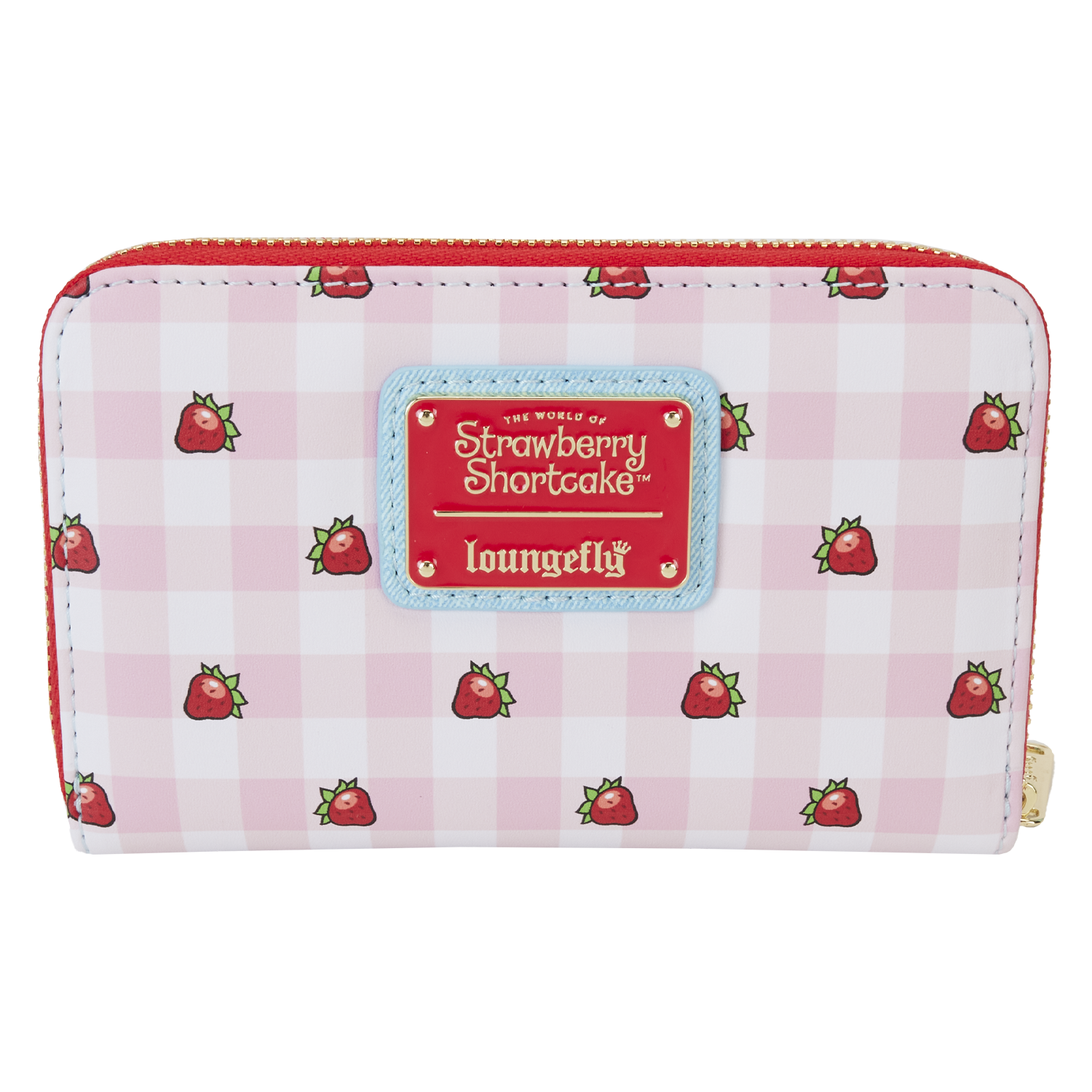 Loungefly Strawberry Shortcake - Denim Plaid Zip Wallet