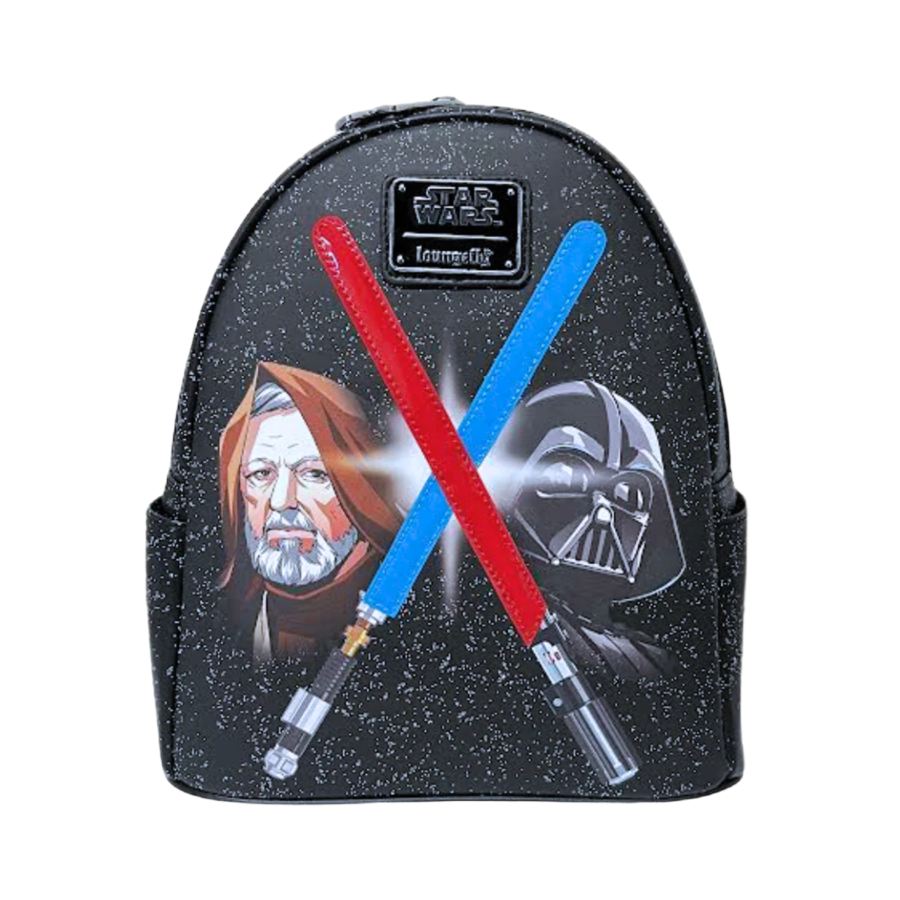 Loungefly Star Wars - Darth Vader & Obi-Wan Light-Up US Exclusive Mini Backpack