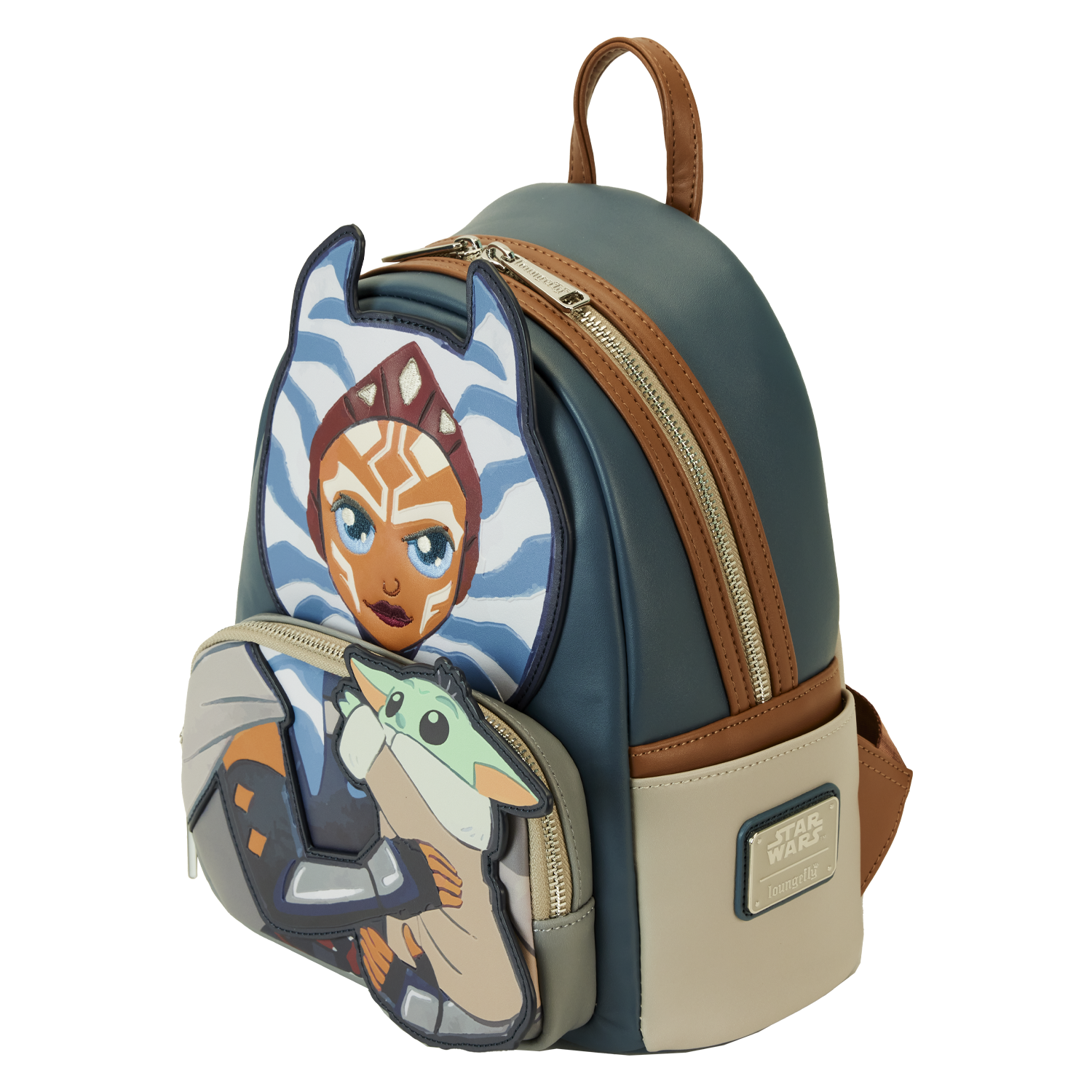 Loungefly Star Wars: The Mandalorian - Ahsoka w/Grogu M-Backpack