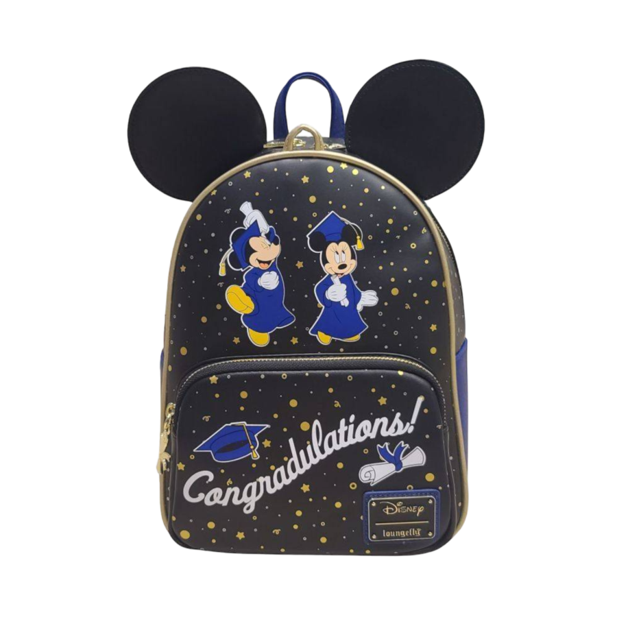 Loungefly Disney - Mickey & Minnie Graduation US Exclusive Mini Backpack