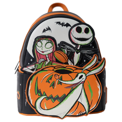 Loungefly The Nightmare Before Christmas - Disney 100 Halloween US Exclusive Glow Mini Backpack