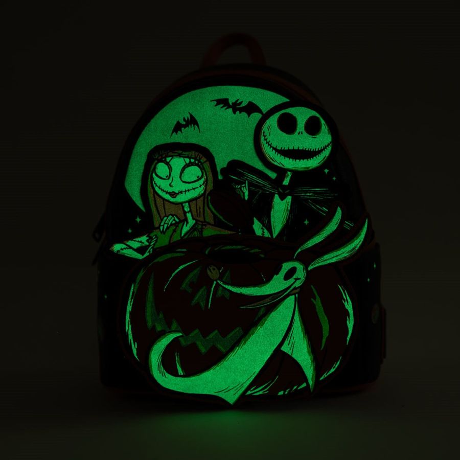 Loungefly The Nightmare Before Christmas - Disney 100 Halloween US Exclusive Glow Mini Backpack