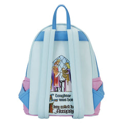 Loungefly Sleeping Beauty - Castle Three Good Fairies Stained Glass Mini Backpack