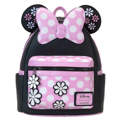 Loungefly Disney - Minnie Floral Rock the Dots Mini Backpack