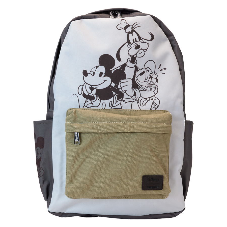 Loungefly Mickey & Friends - Canvas & Nylon Full-Size Backpack