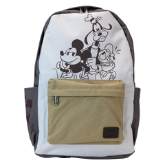 Loungefly Mickey & Friends - Canvas & Nylon Full-Size Backpack