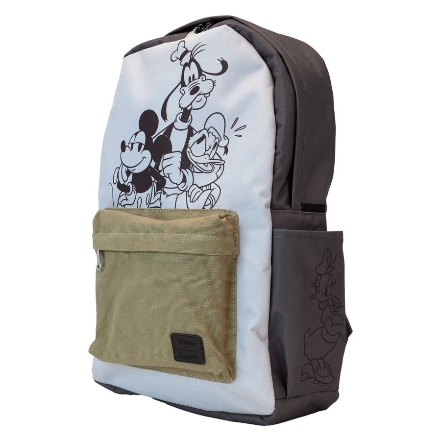 Loungefly Mickey & Friends - Canvas & Nylon Full-Size Backpack