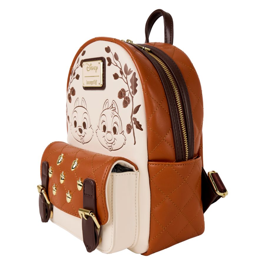 Loungefly Disney - Chip & Dale Quilted Mini Backpack