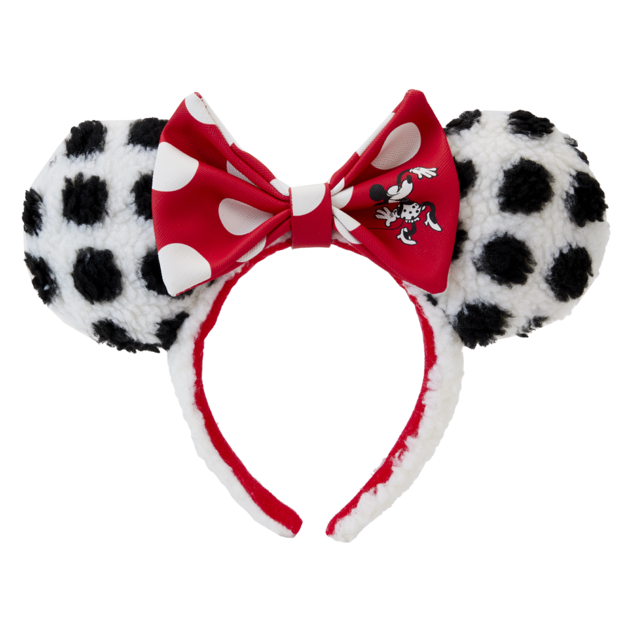 Loungefly Disney - Minnie Rocks The Dots Sherpa Headband