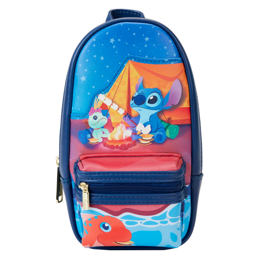 Loungefly Lilo & Stitch - Camping Cuties Mini Backpack Pencil Case