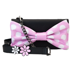 Loungefly Disney - Minnie Floral Rock the Dots Clutch Crossbody Bag