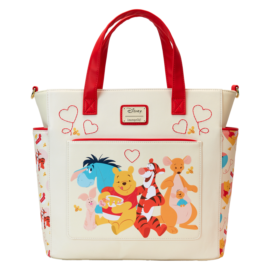 Loungefly Winnie The Pooh - Love Convertible Backpack & Tote Bag