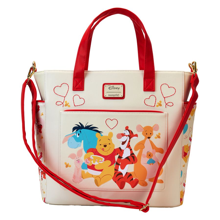 Loungefly Winnie The Pooh - Love Convertible Backpack & Tote Bag