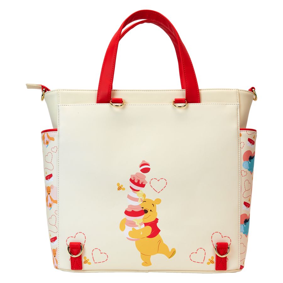 Loungefly Winnie The Pooh - Love Convertible Backpack & Tote Bag