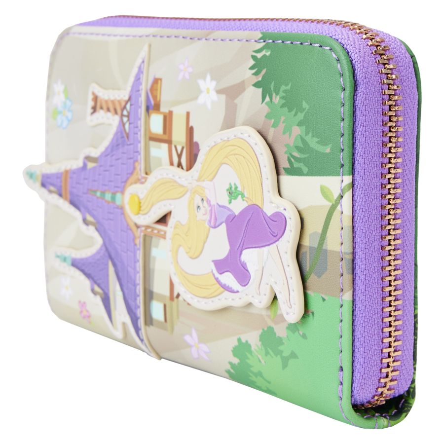 Loungefly Tangled - Rapunzel Swinging Zip Around Wallet