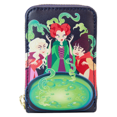 Loungefly Hocus Pocus - Sanderson Sisters Cauldron Glow Accordion Wallet