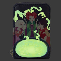 Loungefly Hocus Pocus - Sanderson Sisters Cauldron Glow Accordion Wallet