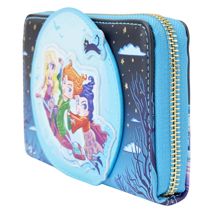 Loungefly Hocus Pocus - Poster Glow Zip Around Wallet