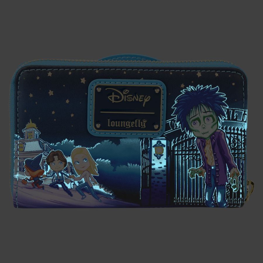 Loungefly Hocus Pocus - Poster Glow Zip Around Wallet