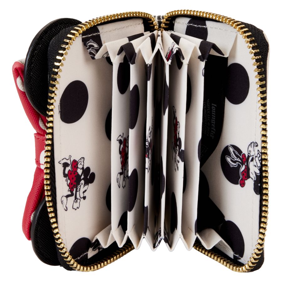 Loungefly Disney - Minnie Rocks The Dots Accordion Card Holder