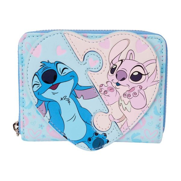 Loungefly Disney - Stitch & Angel Puzzle US Exclusive Zip Around Wallet