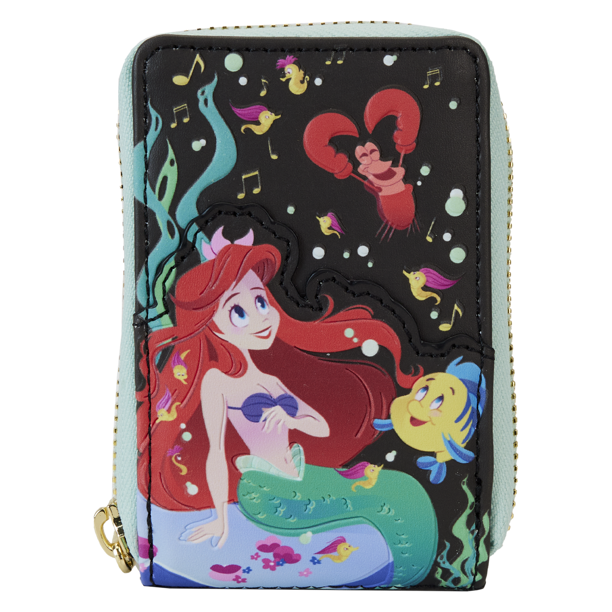 Loungefly The Little Mermaid (1989) 35th Anniversary - Life Is The Bubbles Zip Around Wallet