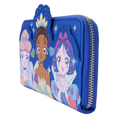 Loungefly Disney Princess - Manga Style Zip Around Wallet