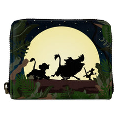 Loungefly Lion King (1994): 30th Anniversary - Hakuna Matata Silhouette Zip Wallet