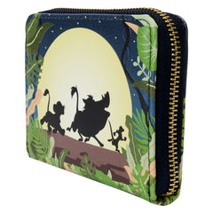 Loungefly Lion King (1994): 30th Anniversary - Hakuna Matata Silhouette Zip Wallet