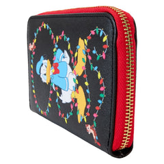 Loungefly Disney - Donald wrapped in Lights Zip Wallet