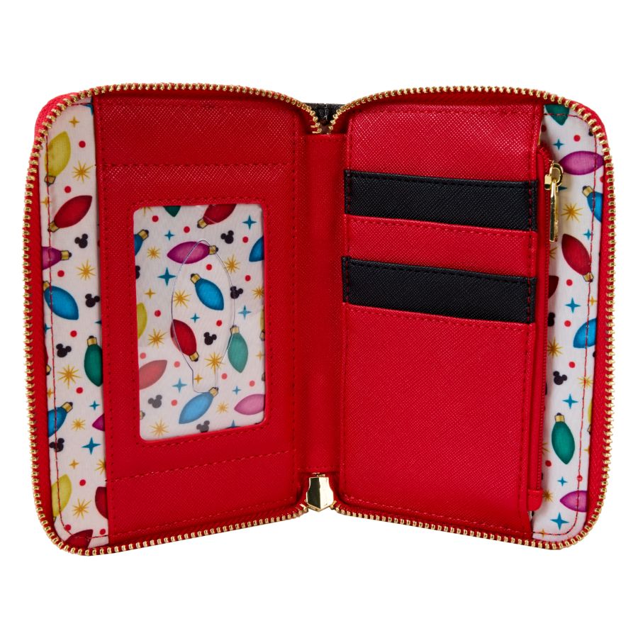 Loungefly Disney - Donald wrapped in Lights Zip Wallet