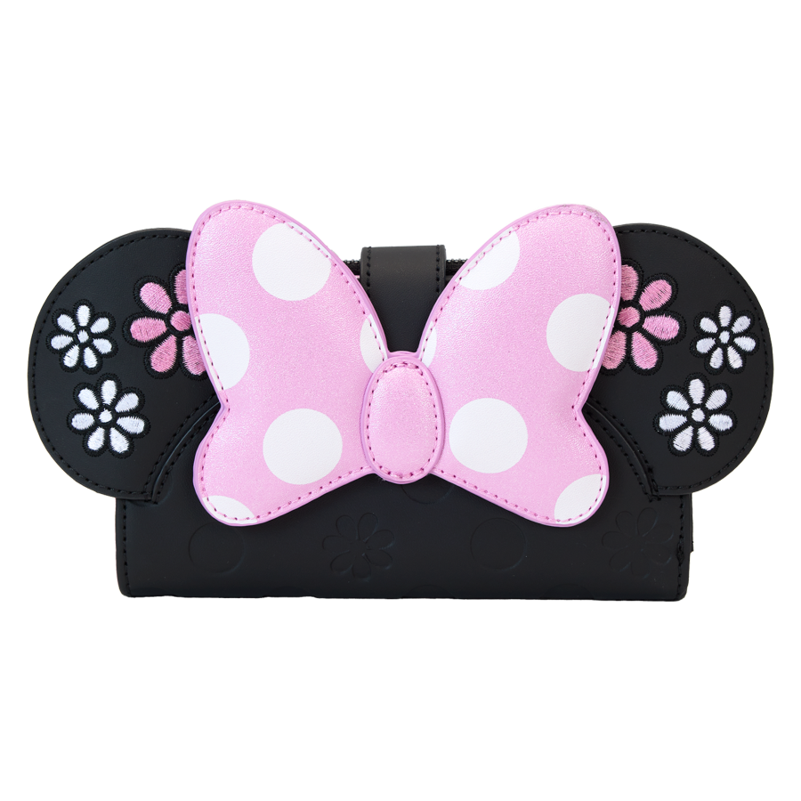 Loungefly Disney - Minnie Floral Rock the Dots Flap Wallet