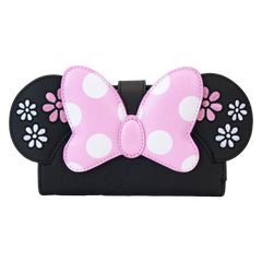 Loungefly Disney - Minnie Floral Rock the Dots Flap Wallet