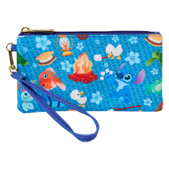 Loungefly Lilo & Stitch - Camping Cuties All-over-print Nylon Wristlet