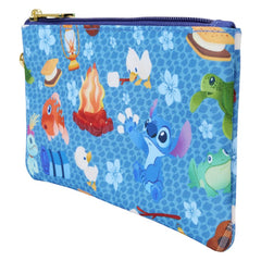 Loungefly Lilo & Stitch - Camping Cuties All-over-print Nylon Wristlet