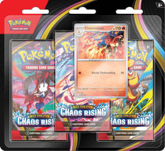 Pokémon TCG: Mega Evolution Chaos Rising 3-Booster Blister  - LIMIT FOUR PER CUSTOMER