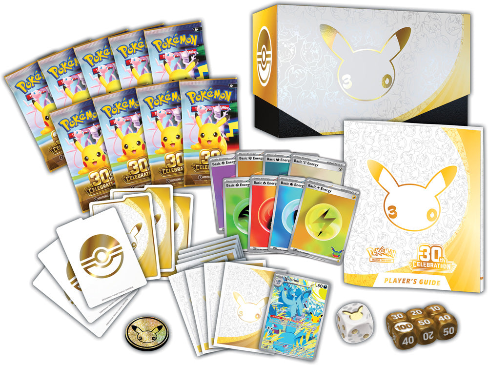 Pokemon TCG 30th Celebration Elite Trainer Box - LIMIT ONE PER CUSTOMER