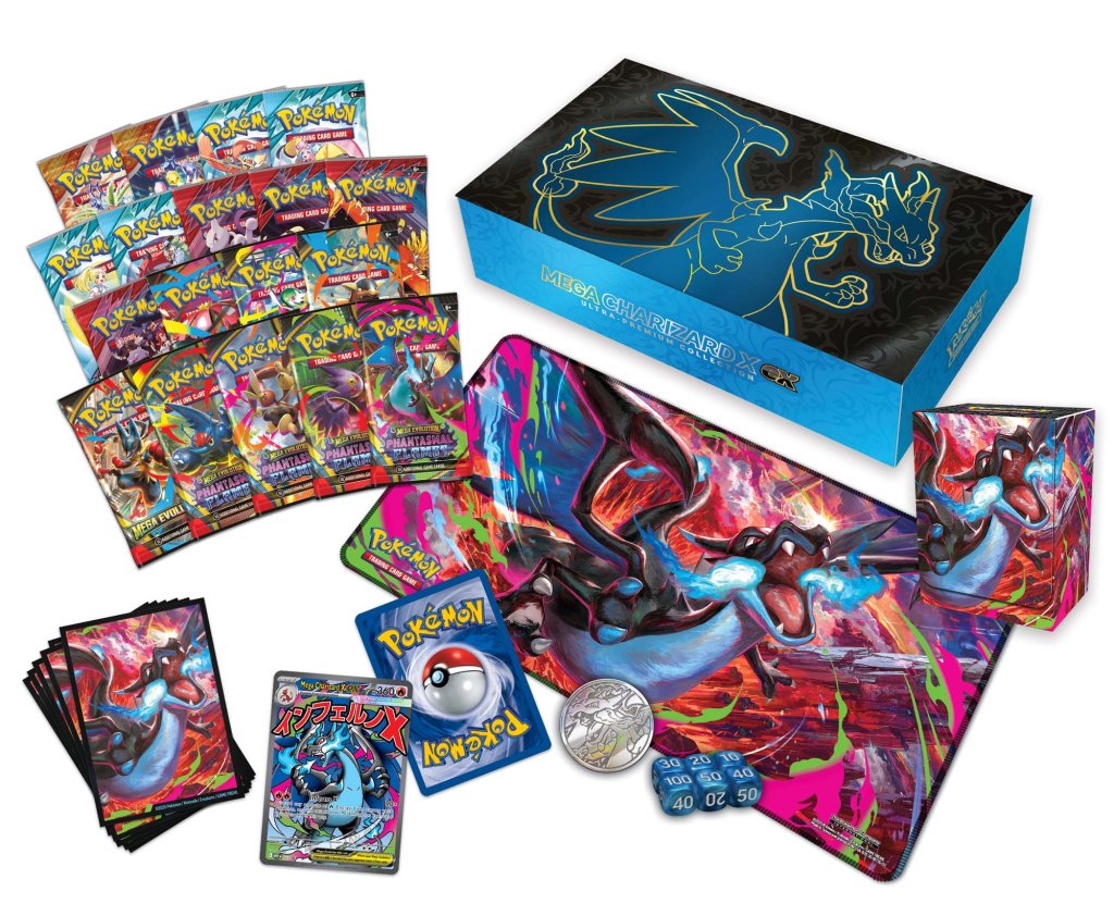 Pokemon TCG: Mega Charizard X ex Ultra-Premium Collection  - LIMIT ONE PER CUSTOMER