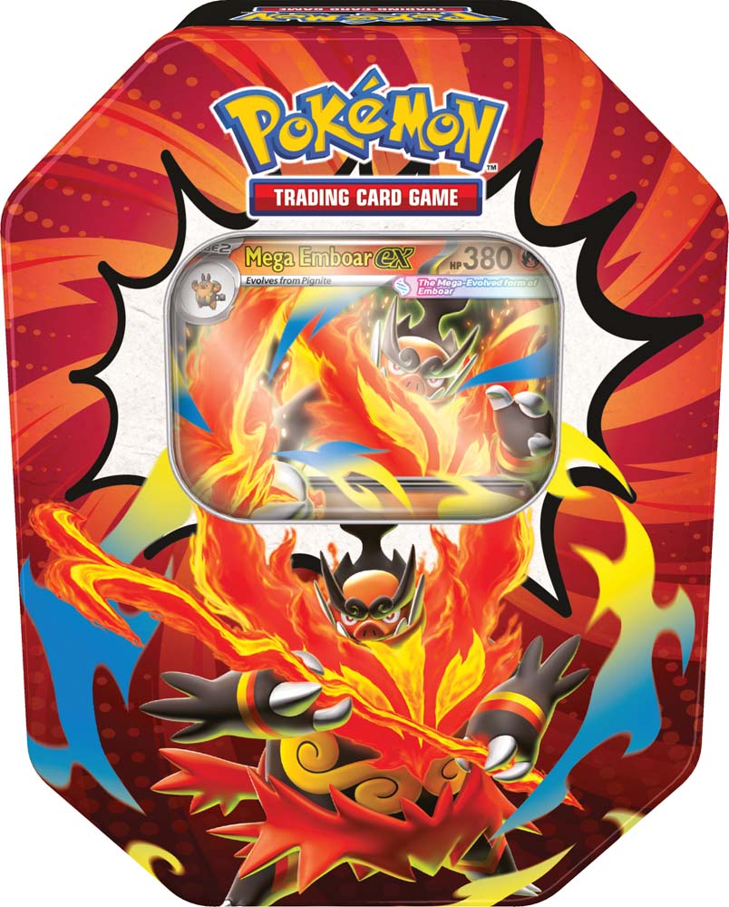 Pokémon TCG: Mega Evolution—Ascended Heroes Tin Assorted - LIMIT TWO PER PERSON