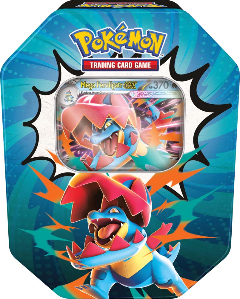 Pokémon TCG: Mega Evolution—Ascended Heroes Tin Assorted - LIMIT TWO PER PERSON