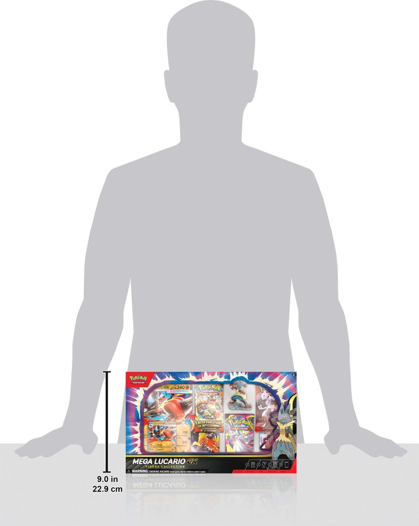Pokémon TCG: Mega Lucario ex Figure Collection - LIMIT ONE PER CUSTOMER
