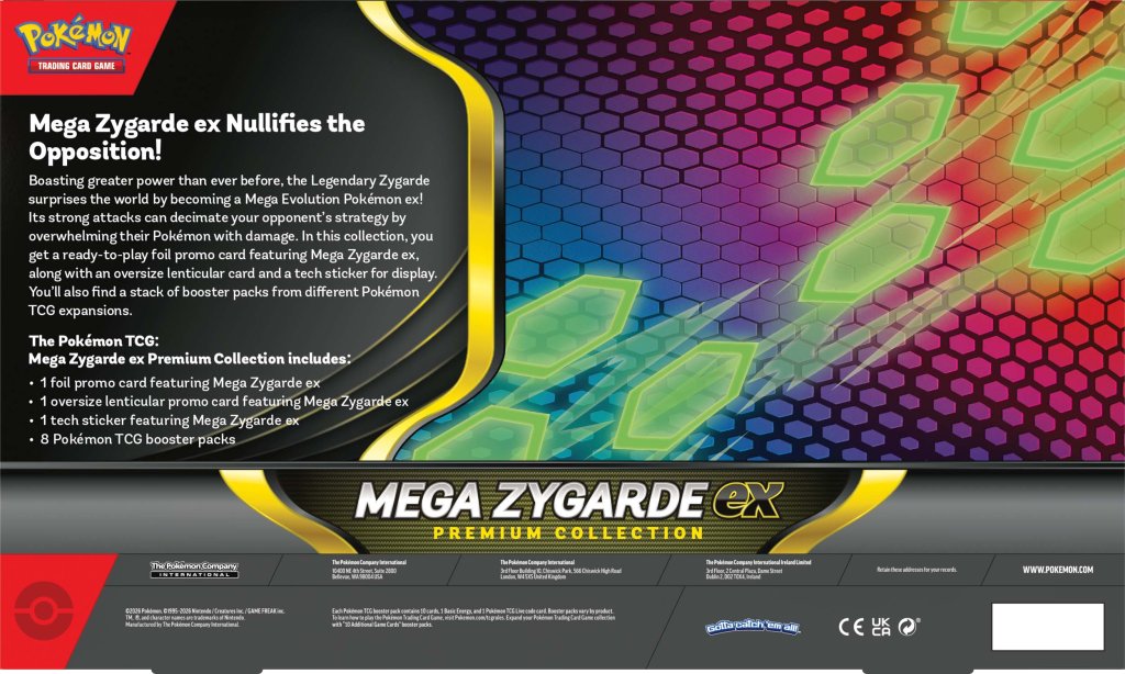 Pokémon TCG Mega Zygarde ex Premium Collection - LIMIT TWO PER CUSTOMER