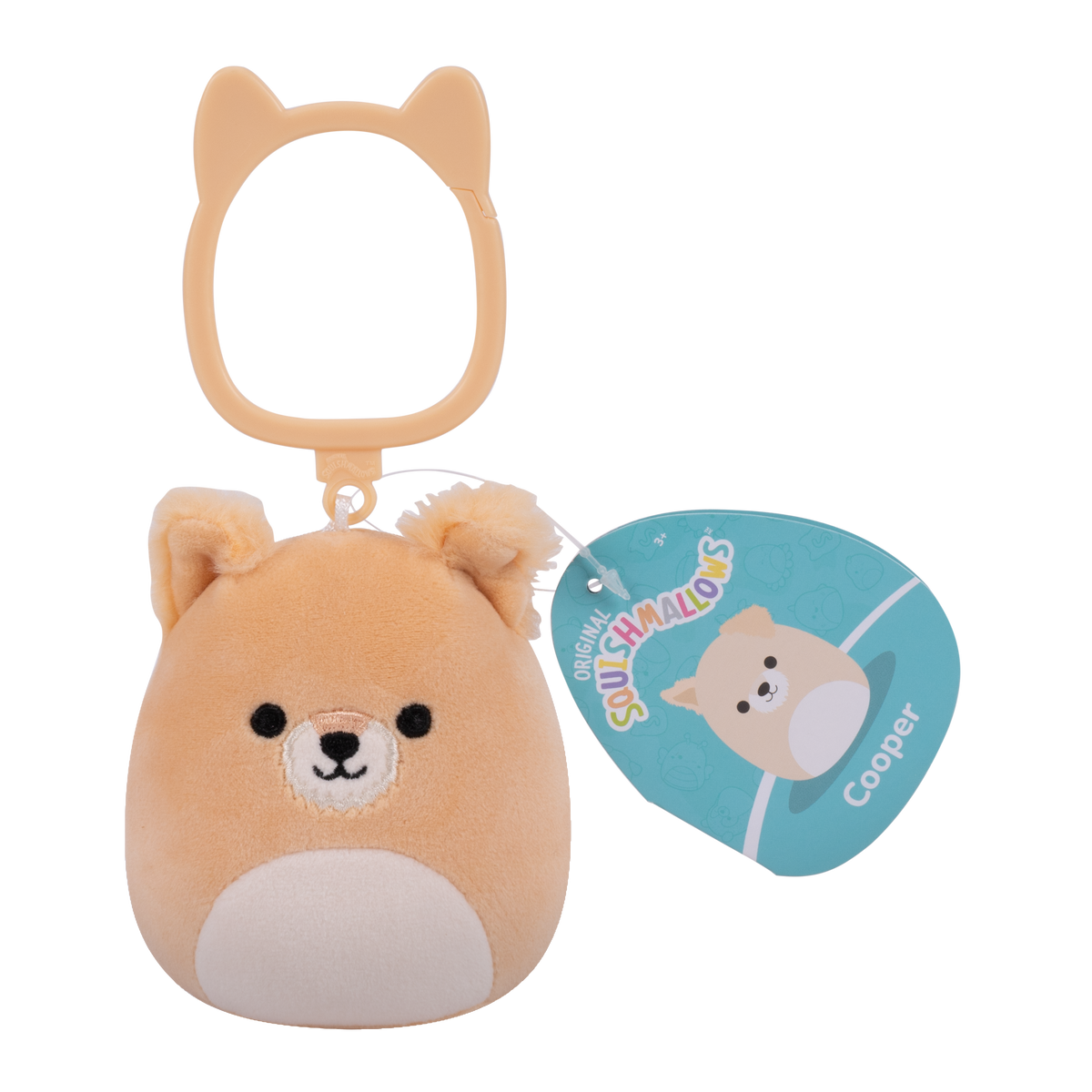 COOPER Dog - 3.5" Squishmallow CLIP  Plush