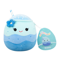 BREEZY Coconut Breeze - 5" Drinks Squishmallow Plush