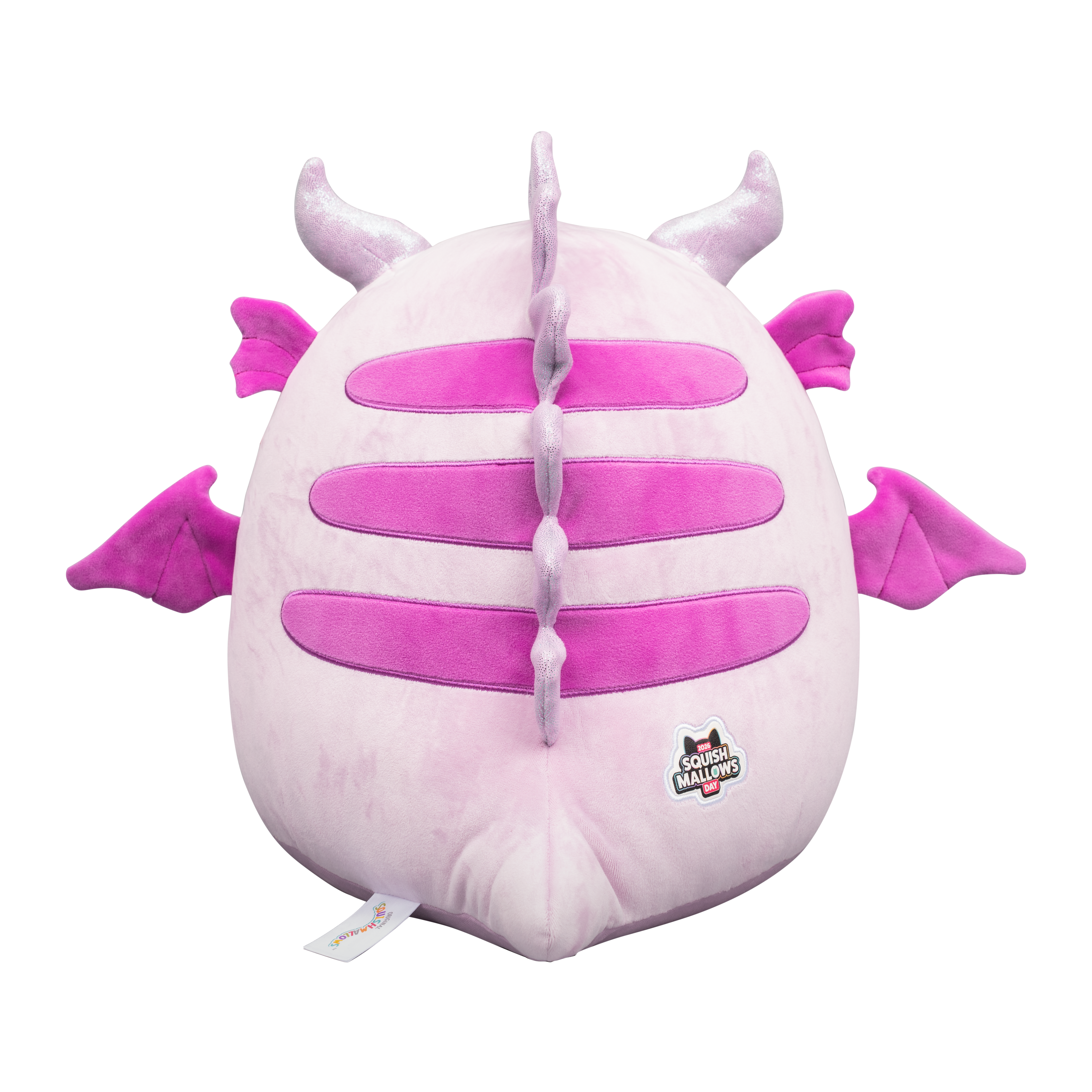 ADELHEID Pink Dragon Fuzzy Belly - 12" "Squishmallow Day" Plush